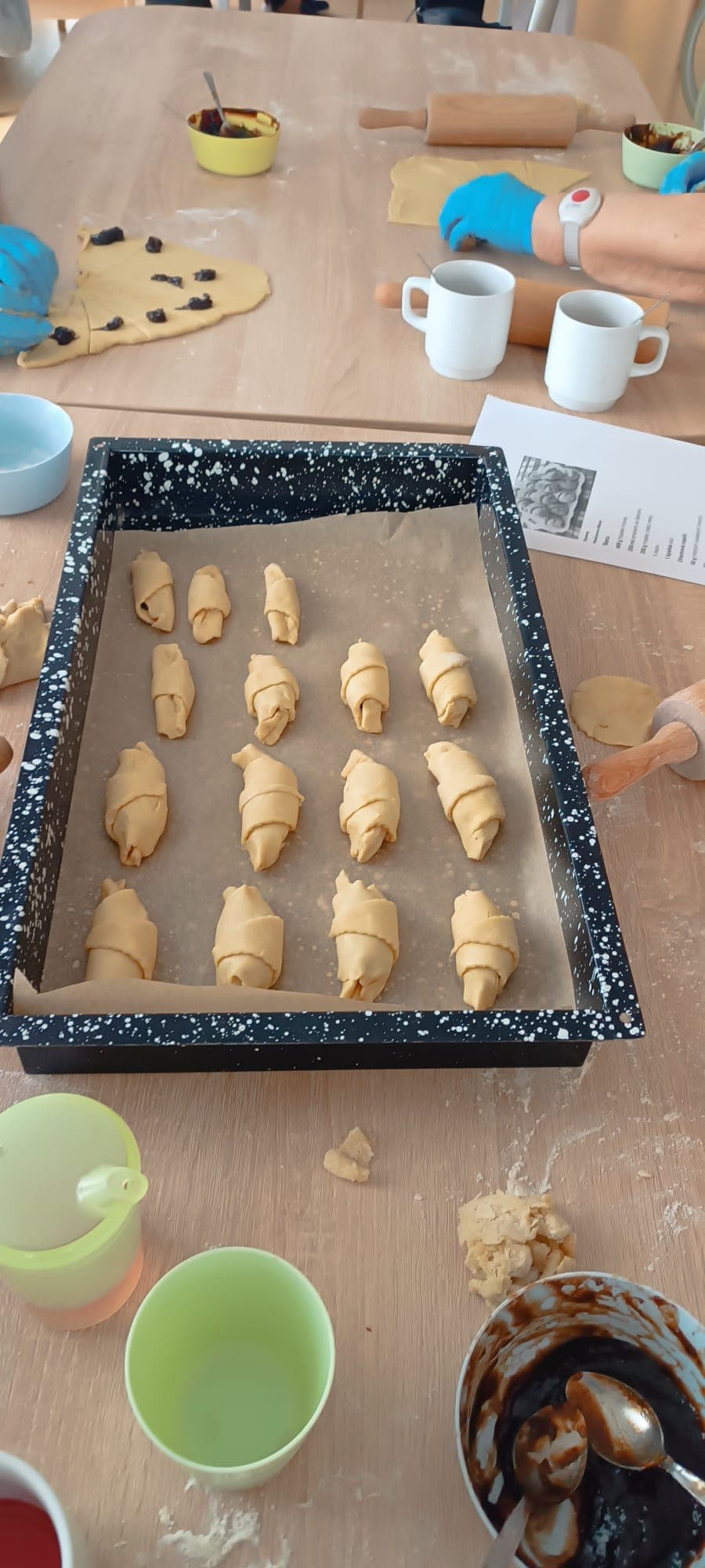 Pečení svatomartinských rohlíčků 0